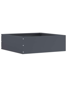 Bordura per Prato Antracite 40 x 40 x 13 cm Acciaio