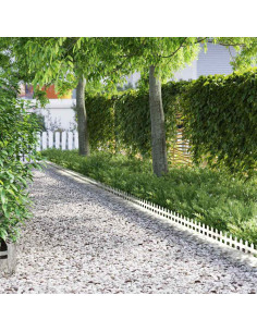 Bordure per prato 20 pcs Argento 103 x 0,05 x 22 cm 2