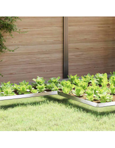 Recinto per lumache 4 pcs Argento 10 x 10 x 25 cm 2