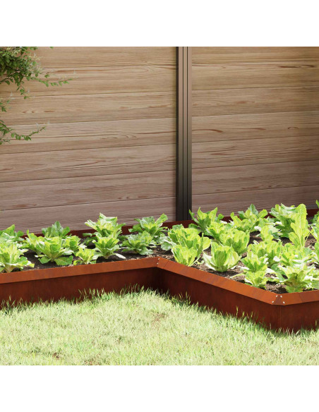 Recinto per lumache 4 pcs Ruggine 10 x 10 x 25 cm