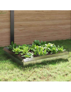 Recinzioni per lumache 8 pcs Argento Acciaio inossidabile