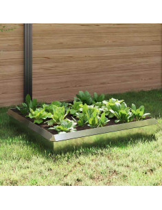 Recinzioni per lumache 8 pcs Argento Acciaio zincato