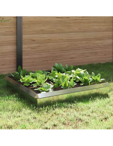 Recinzioni per lumache 8 pcs Argento Acciaio zincato