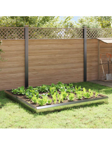 Recinzioni per lumache 12 pcs Argento Acciaio zincato