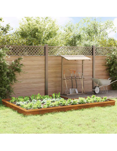 Recinzioni per lumache 16 pcs Ruggine