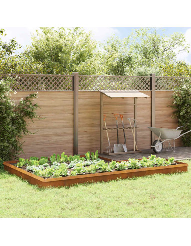 Recinzioni per lumache 16 pcs Ruggine