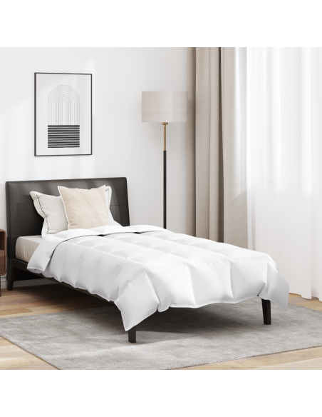 Duvet Estivo con cuscino 2 pcs Bianco Piuma d'anatra