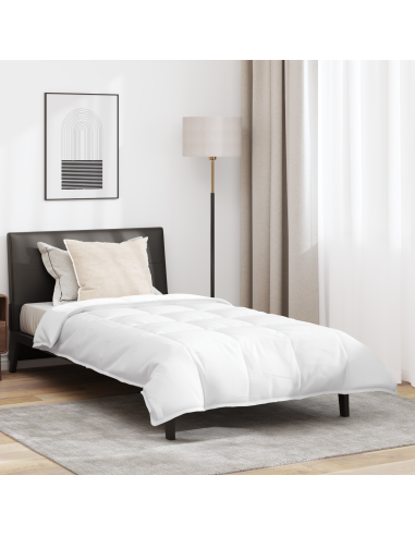 Duvet 2-in-1 con cuscino 2 pcs Bianco Piuma d'anatra