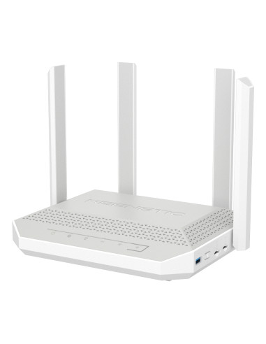 Keenetic Hero 4G+ (KN-2312) router wireless Gigabit Ethernet Dual-band (2.4 GHz/5 GHz) Grigio, Bianco