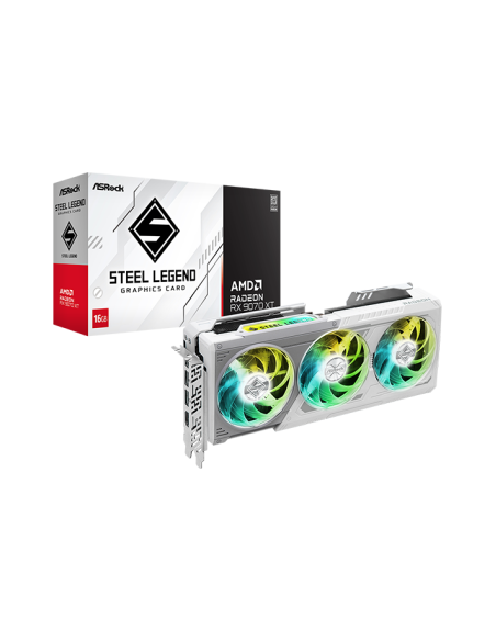 VGA ASROCK RADEON RX 9070 XT STEEL LEGEND 16GB