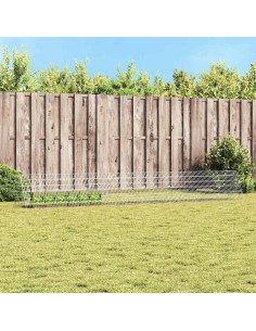 Gabbia per Conigli Argento 650 x 55 x 55 cm Acciaio zincato