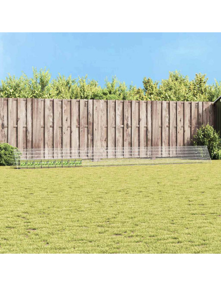 Gabbia per Conigli Argento 650 x 55 x 55 cm Acciaio zincato