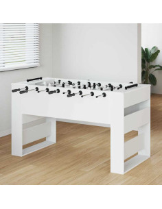 Tavolo da Calcio Bianco 146,5 x 74 x 85 cm Legno multistrato