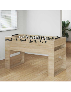 Tavolo da Calcio Rovere Sonoma 146,5 x 74 x 85 cm