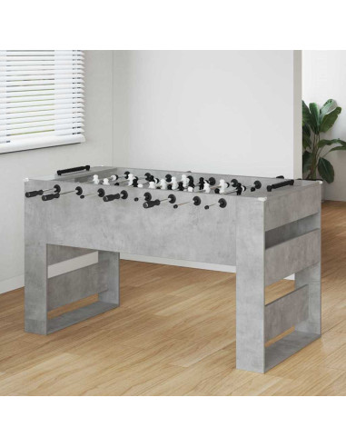 Tavolo da Calcio Grigio cemento 146,5 x 74 x 85 cm