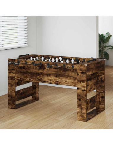 Tavolo da Calcio Rovere fumé 146,5 x 74 x 85 cm