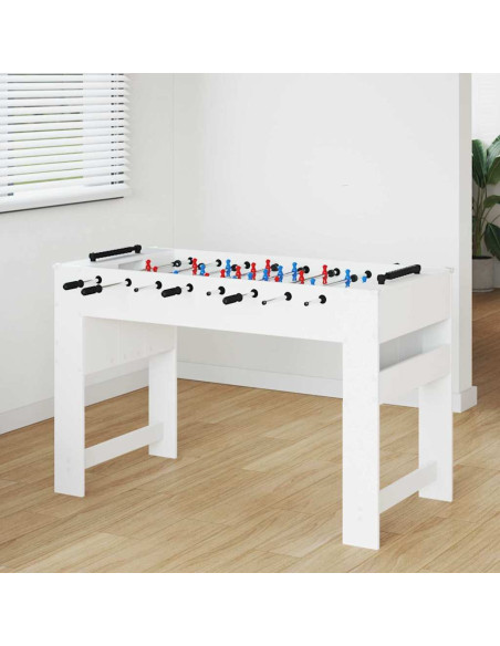 Tavolo da Foosball Bianco 125 x 60,5 x 80 cm Legno multistrato