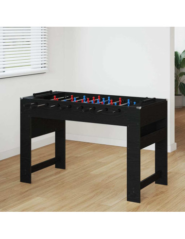 Tavolo da Foosball Rovere Nero 125 x 60,5 x 80 cm