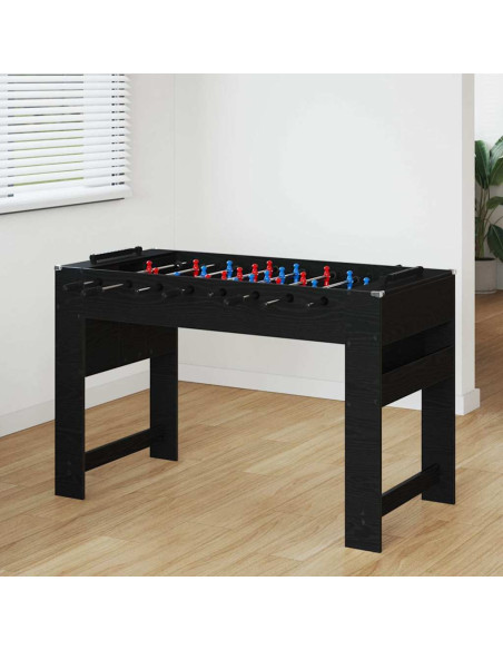 Tavolo da Foosball Rovere Nero 125 x 60,5 x 80 cm