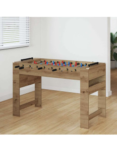 Tavolo da Foosball Rovere artigianale 125 x 60,5 x 80 cm