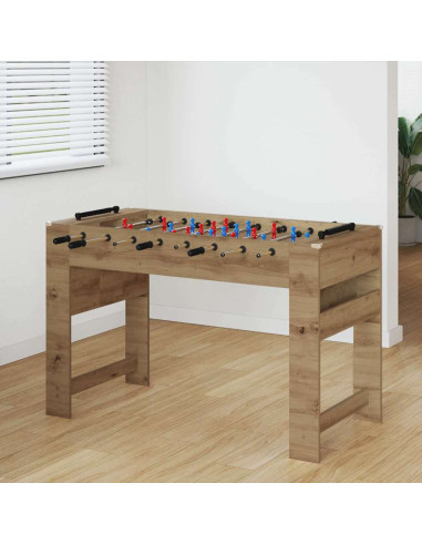 Tavolo da Foosball Rovere artigianale 125 x 60,5 x 80 cm