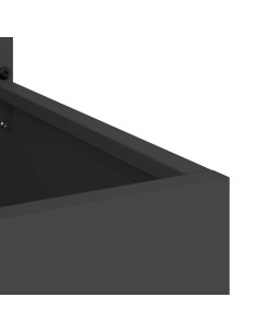 Schermo per privacy in giardino Traforo Nero 50 x 140 cm