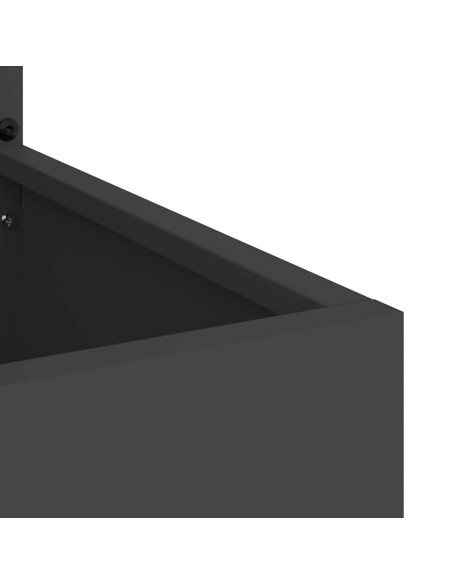 Schermo per privacy in giardino Traforo Nero 50 x 140 cm