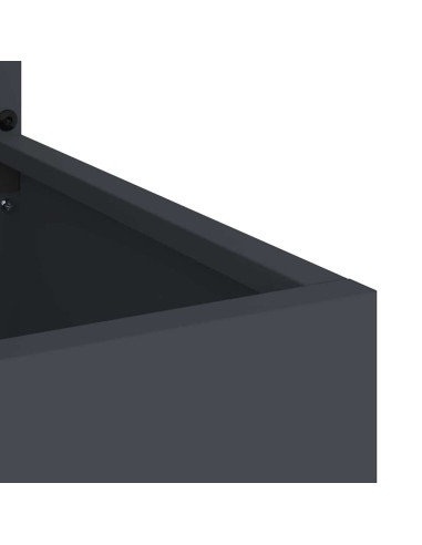 Schermo per privacy in giardino Traforo Antracite 50 x 140 cm