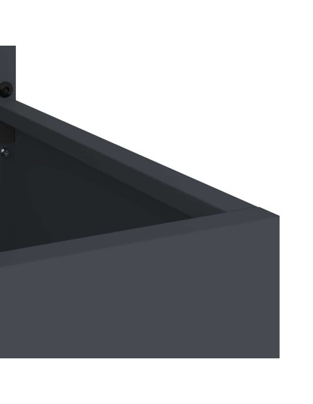 Schermo per privacy in giardino Traforo Antracite 50 x 140 cm