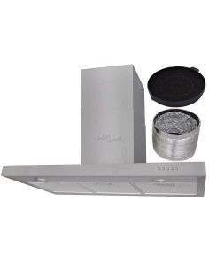 Cappa Piatta Inossidabile 900 mm