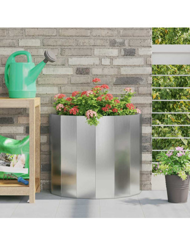 Fioriera Argento 60 x 30 x 50 cm Acciaio zincato