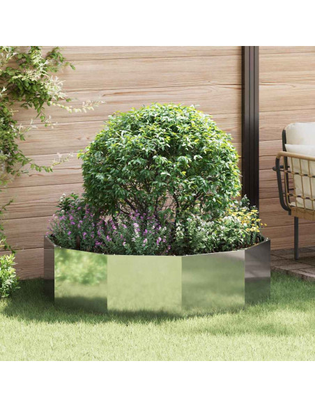 Fioriera Argento 120 x 120 x 35 cm Acciaio zincato