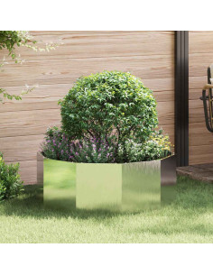 Fioriera Argento 90 x 90 x 35 cm Acciaio inossidabile