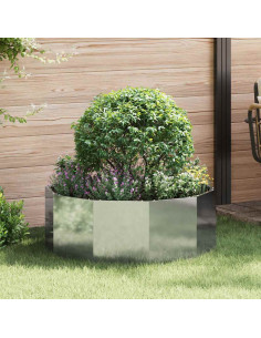 Fioriera Argento 90 x 90 x 35 cm Acciaio zincato