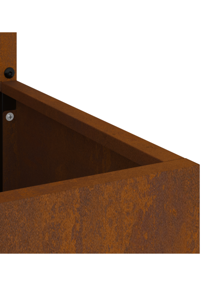 Schermo per privacy in giardino Ruggine 50 x 32 x 150 cm