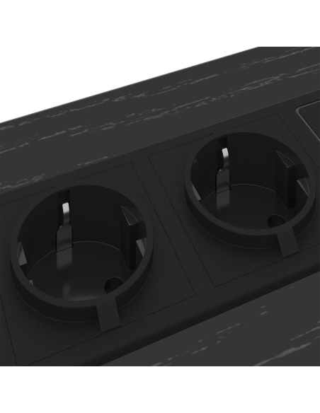 Armadio da Notte con cassetto 2 pcs Rovere Nero 40 x 31 x 60 cm