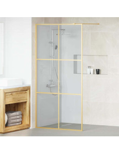 Parete Doccia Walk-in Oro 100 x 195 cm vetro temperato 2