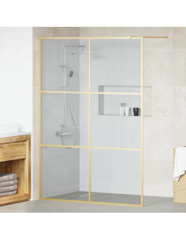 Parete Doccia Walk-in Oro 140 x 195 cm vetro temperato