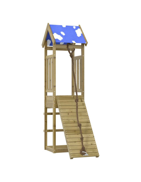 Set da Gioco da Esterno in Legno di Pino Impregnato