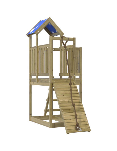 Set da Gioco da Esterno in Legno di Pino Impregnato