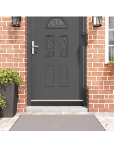 Spazzole per porte a vite 2 pcs Argento 100 cm