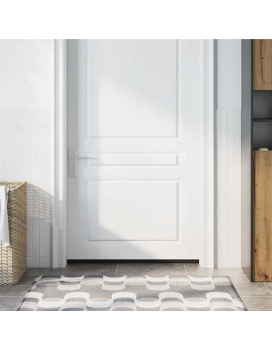 Spazzole per porte a vite 12 pcs Marrone 100 cm