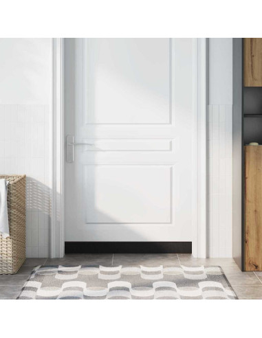 Spazzole per porte a vite 12 pcs Marrone 100 cm