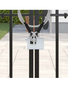 Lucchetto 2 pcs Argento 6 x 2 x 4,5 cm Ferro