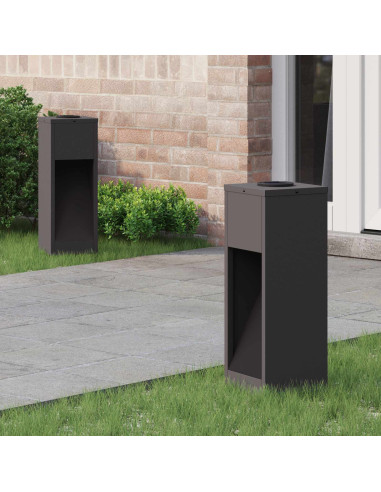 Lucina LED Solare da Percorso 2 pcs Nero