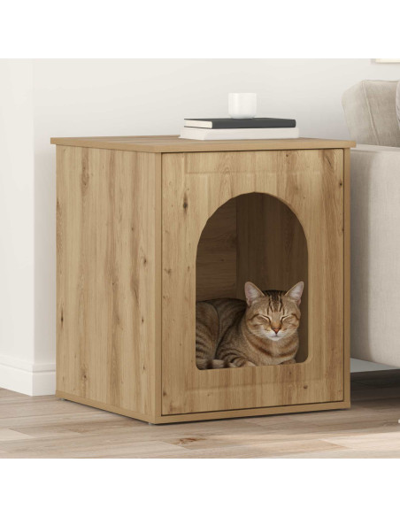 Casa per Gatti Rovere Artigianale 53 x 52 x 62 cm