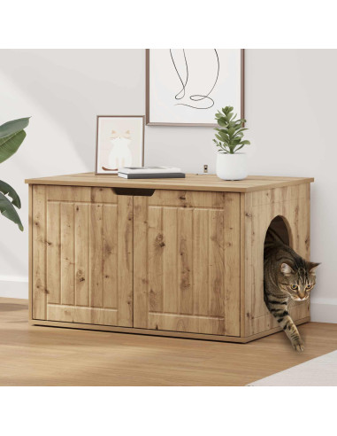 Casa per Gatti Rovere Artigianale 85 x 55 x 50,5 cm