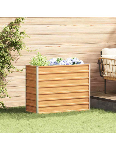 Letto rialzato da giardino Marrone Chiaro 100 x 40 x 77 cm