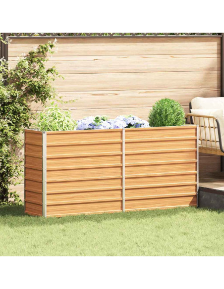 Letto rialzato da giardino Marrone Chiaro 160 x 40 x 77 cm