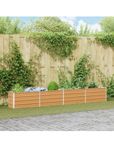 Letto rialzato da giardino Marrone Chiaro 320 x 40 x 45 cm